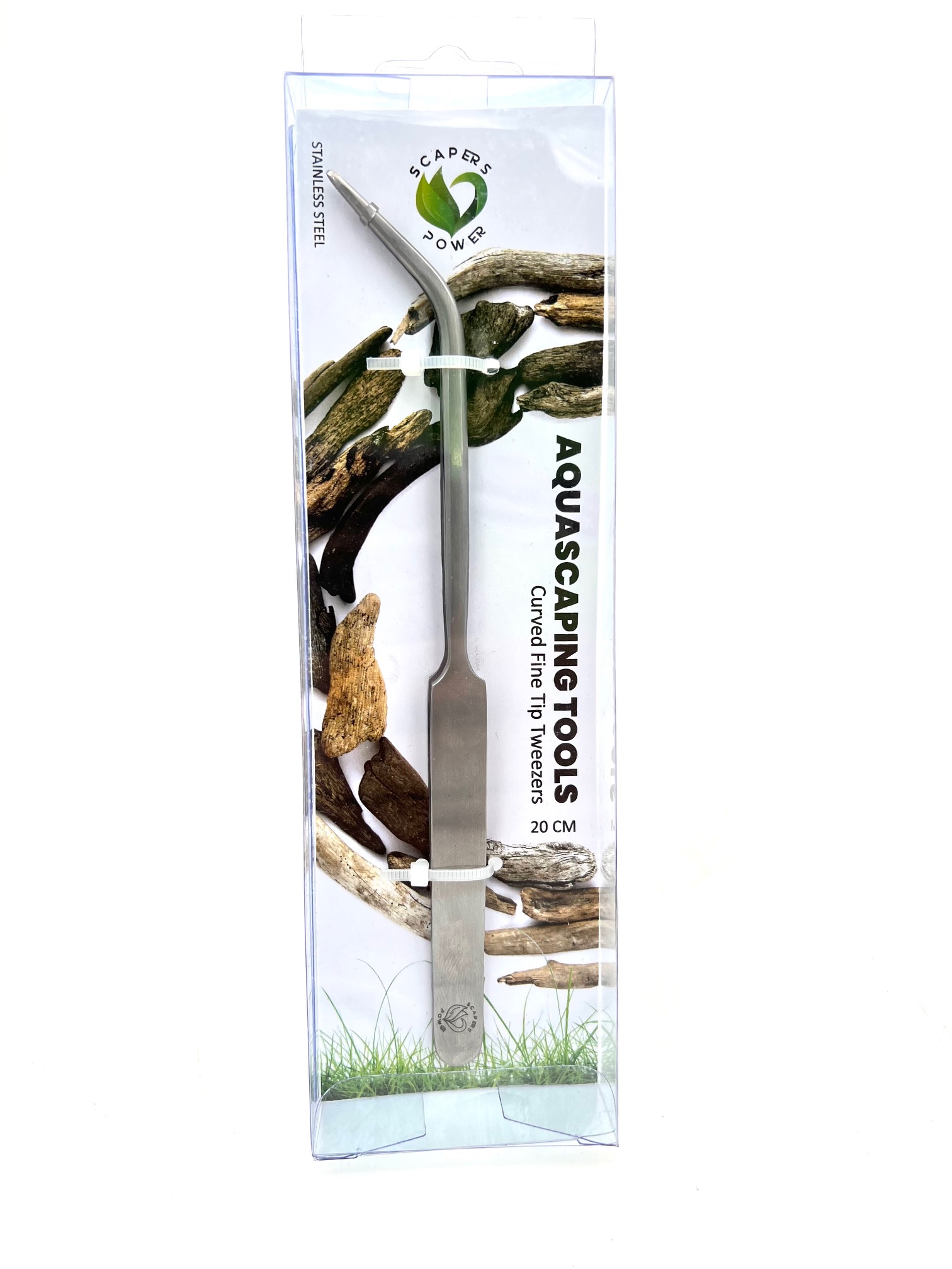 Scapers Power Pinzette fein gebogen 20cm